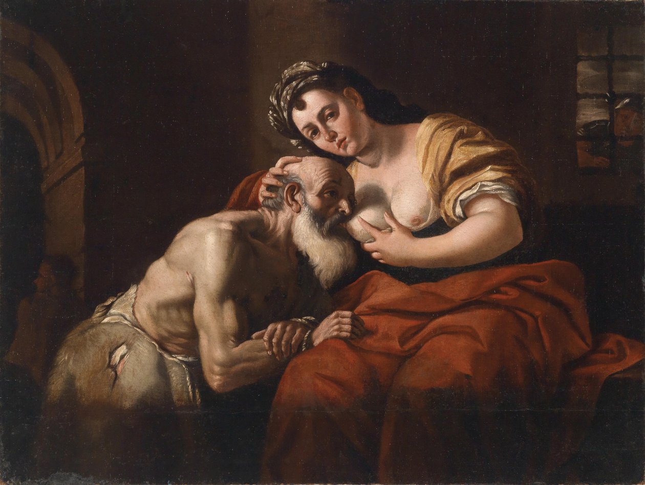 Caritas Romana von Follower of Mattia Preti