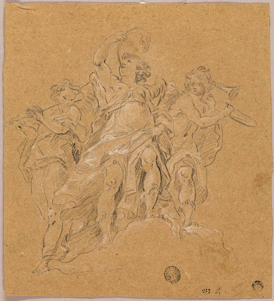 Engelmusiker von Follower of Francesco Monti