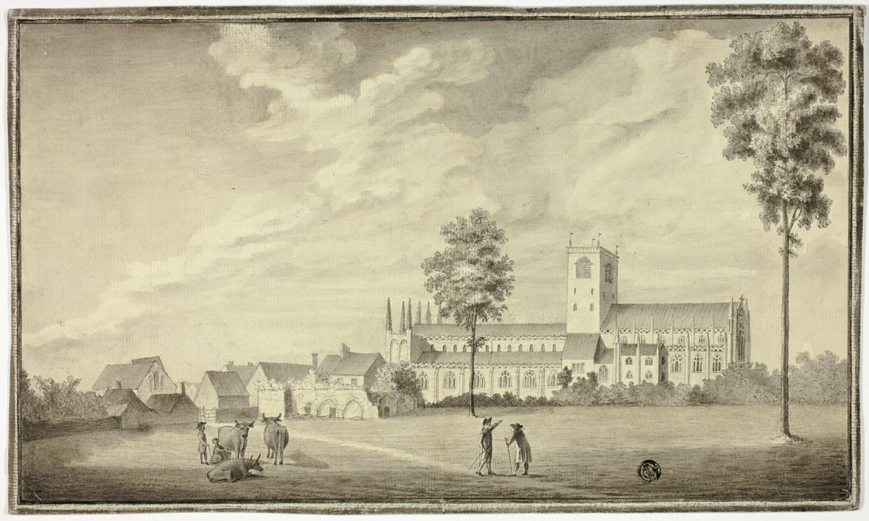 Alte Abteikirche von Follower of Samuel Hieronymus Grimm
