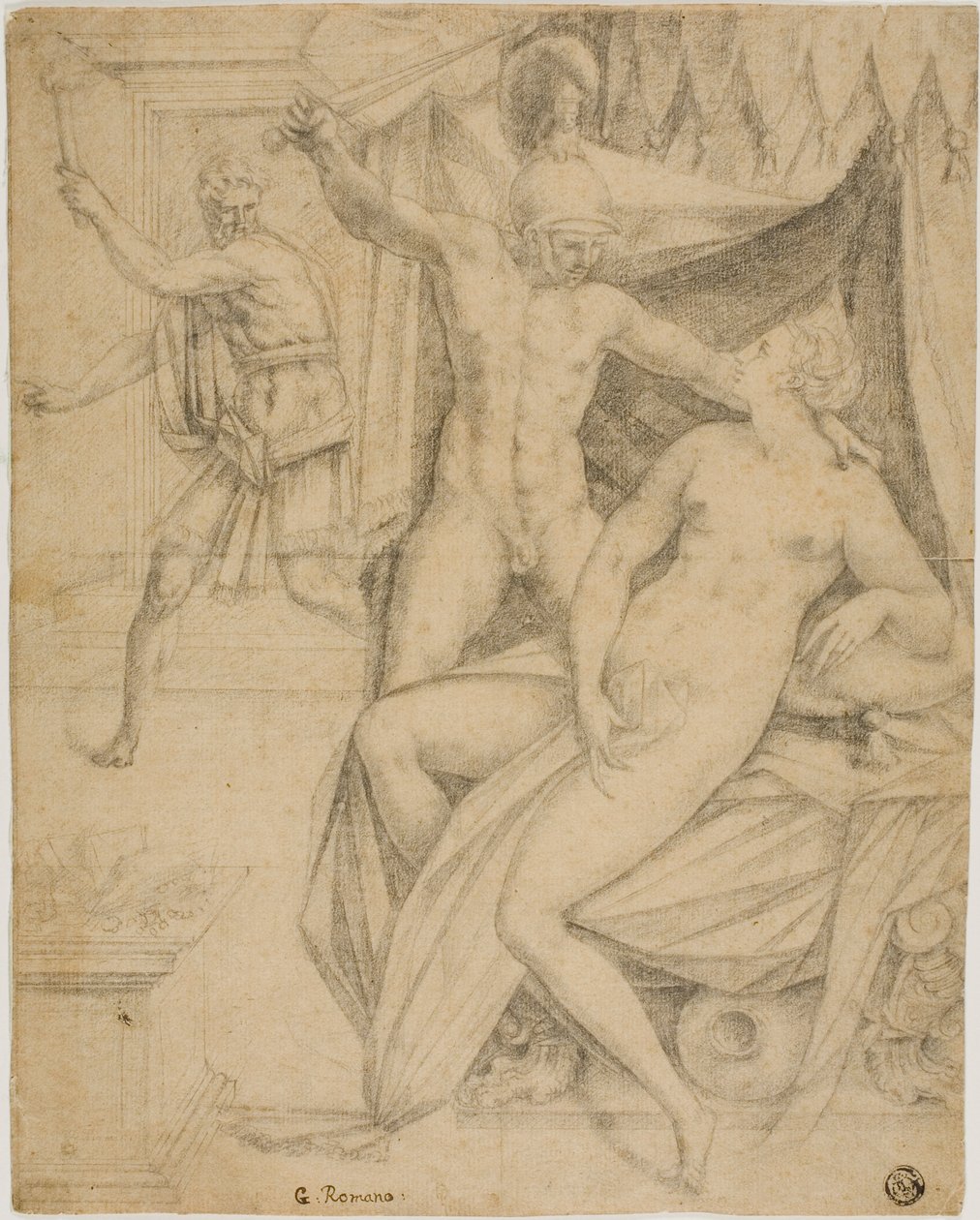 Tarquin und Lucretia von Fontainebleau School