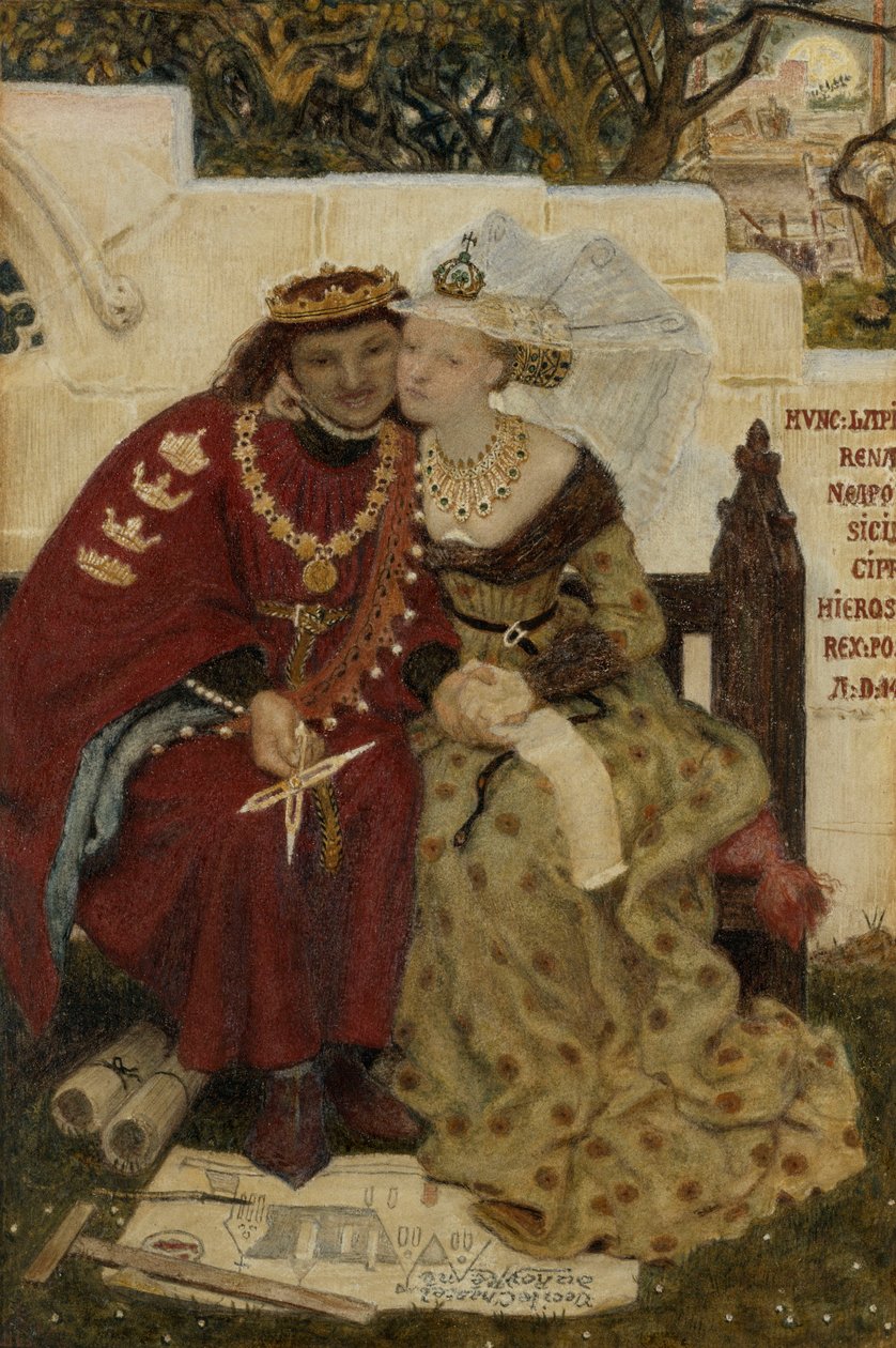 König Renés Flitterwochen von Ford Madox Brown