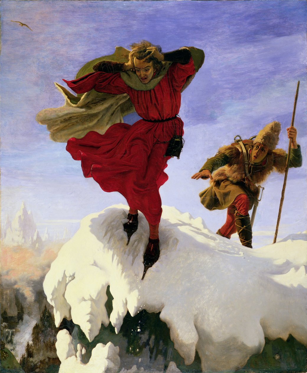 Manfred auf der Jungfrau von Ford Madox Brown