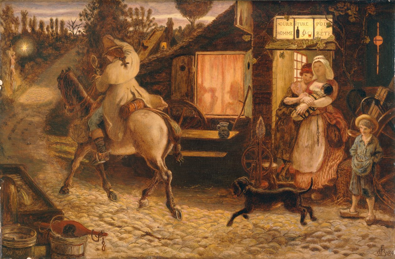 Der Reisende von Ford Madox Brown
