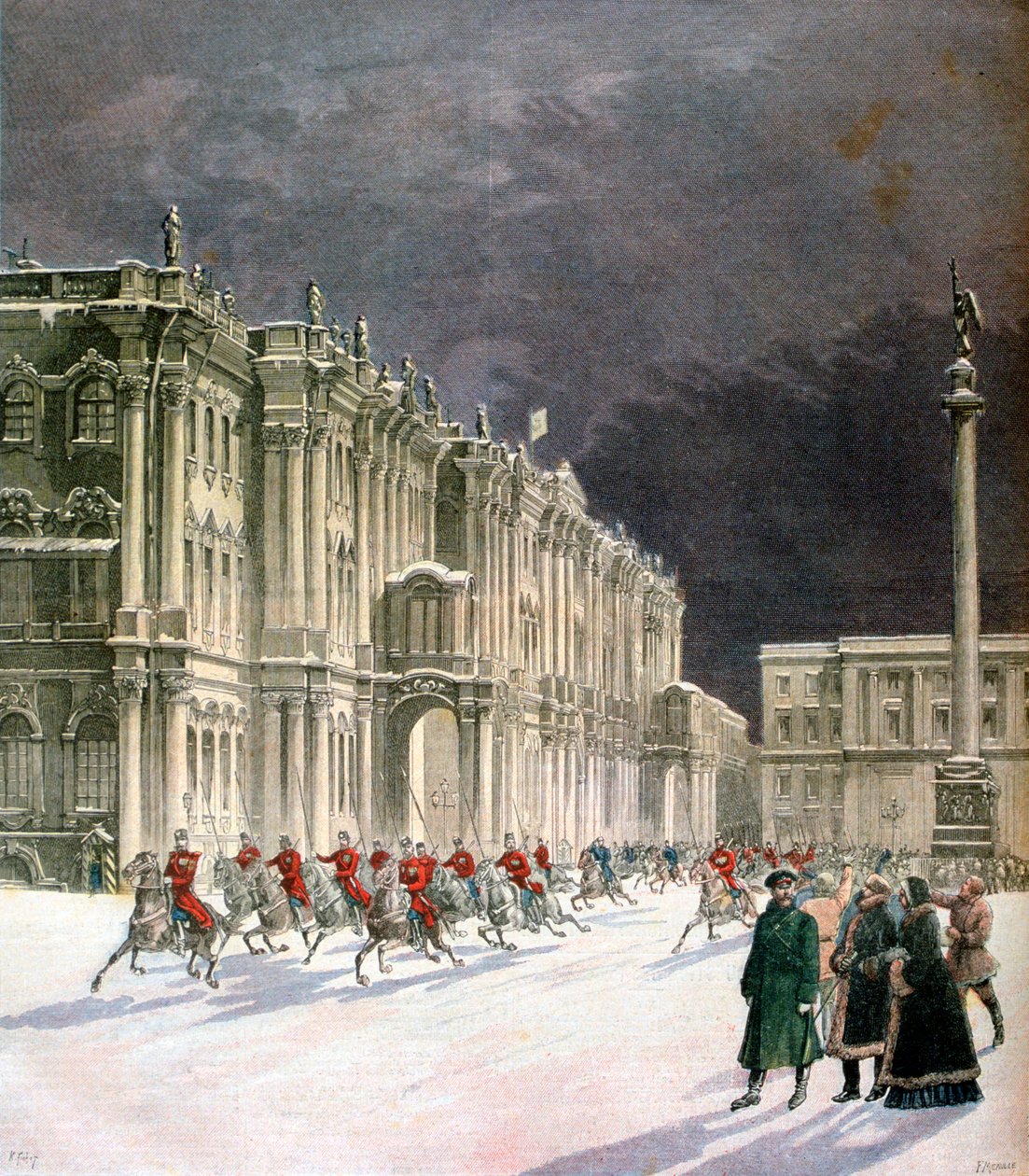 Winterpalast, Sankt Petersburg, Russland, 1891 von Fortuné Méaulle