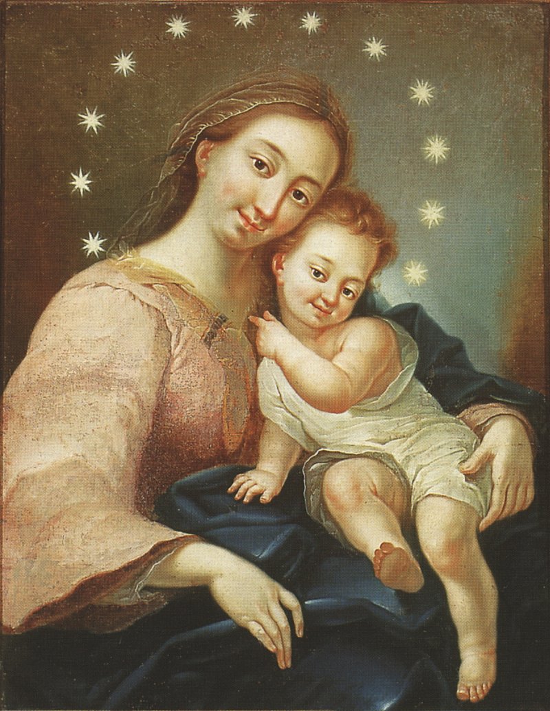 Madonna und Kind von Fortunat Bergant