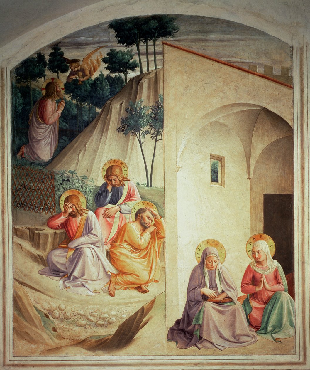Agonie im Garten von Fra Angelico