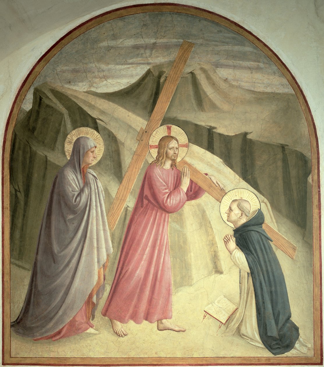 Christus trägt das Kreuz, ca. 1438-45 von Fra Angelico