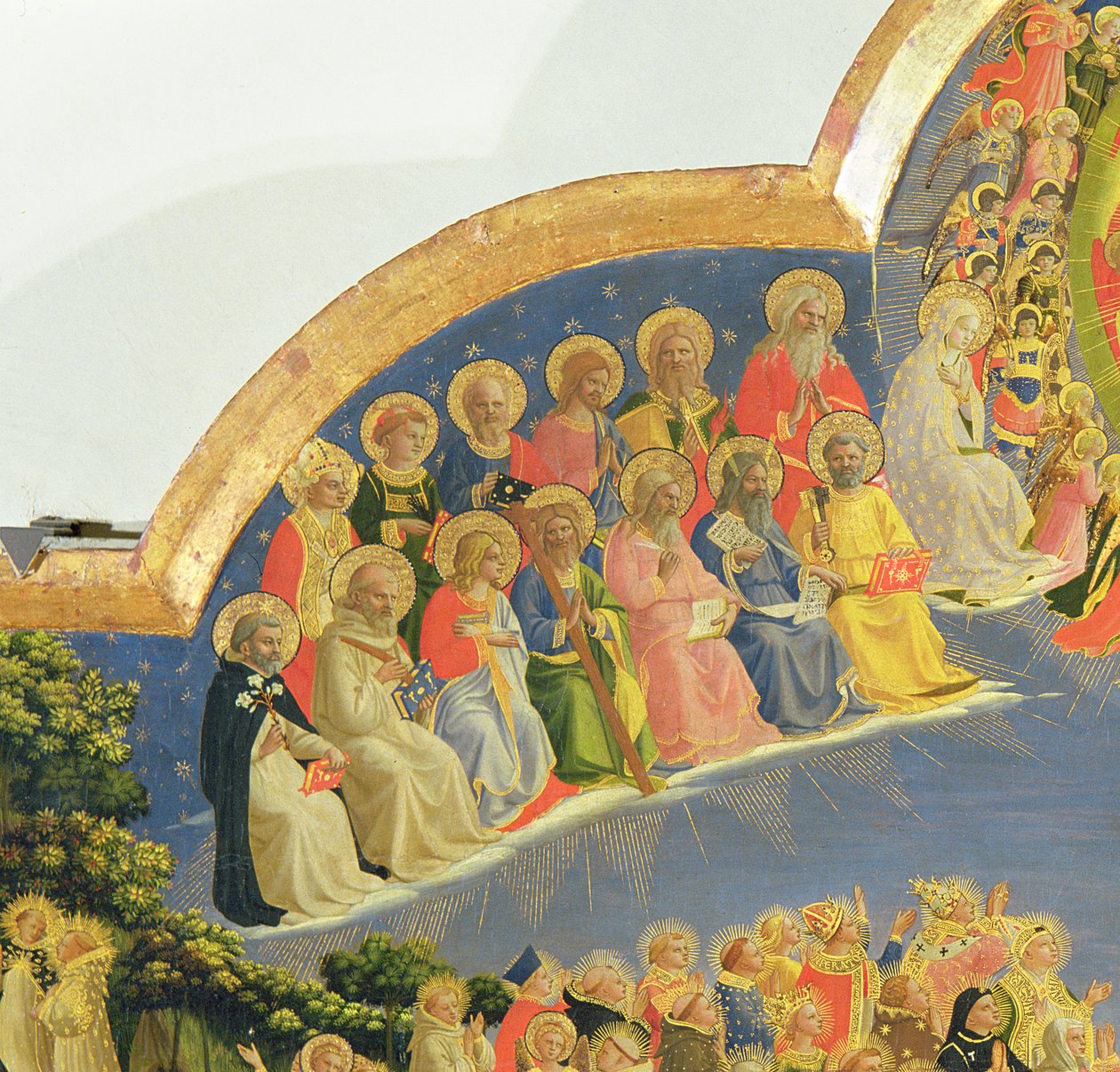 Das Jüngste Gericht (Detail) von Fra Angelico