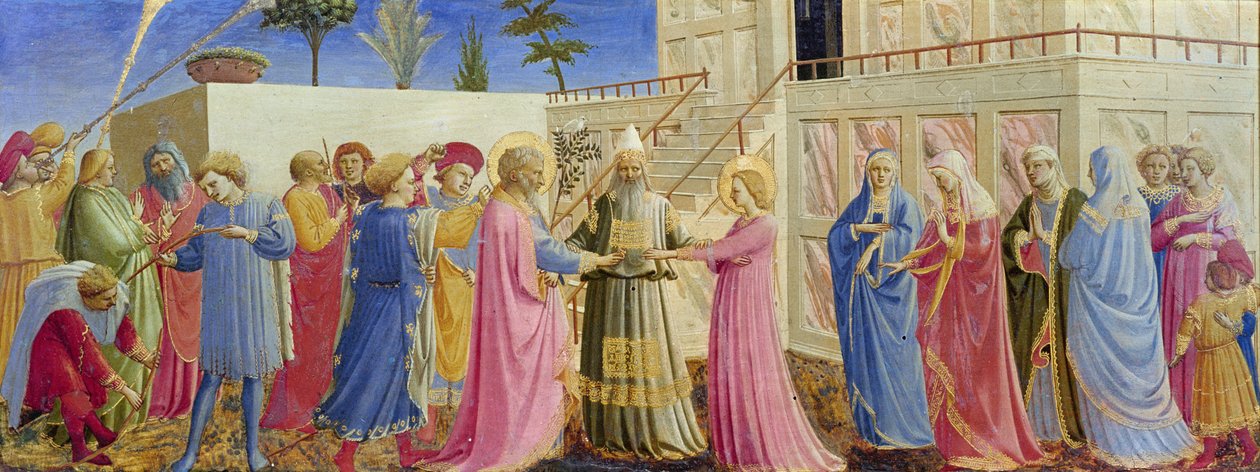 Die Vermählung der Jungfrau, ca. 1435 von Fra Angelico