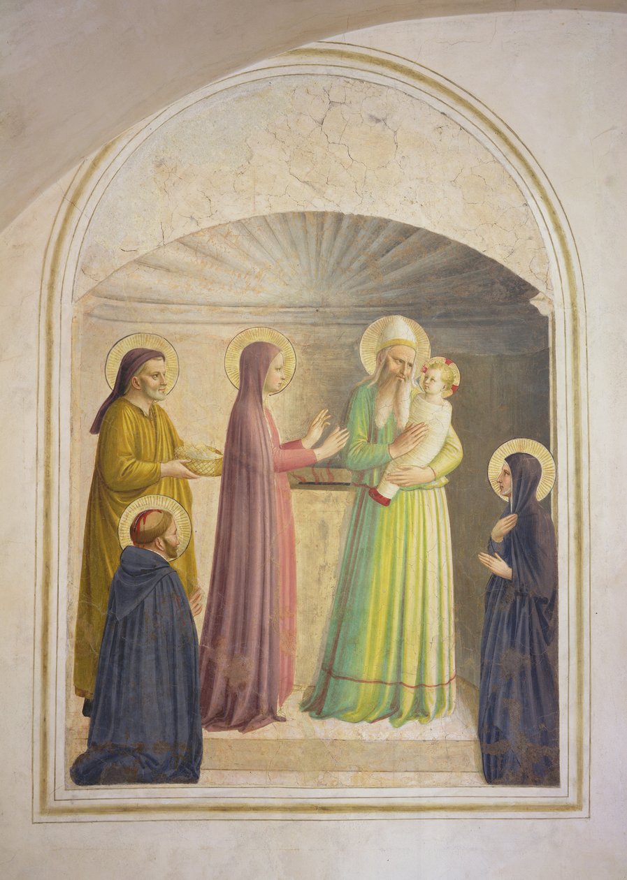 Die Darstellung im Tempel, 1442 von Fra Angelico