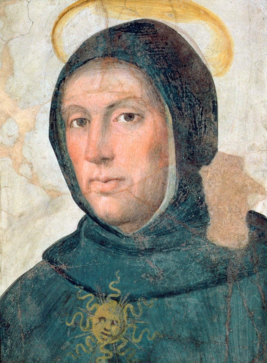 Thomas von Aquin (1225-1274) von Fra Bartolommeo