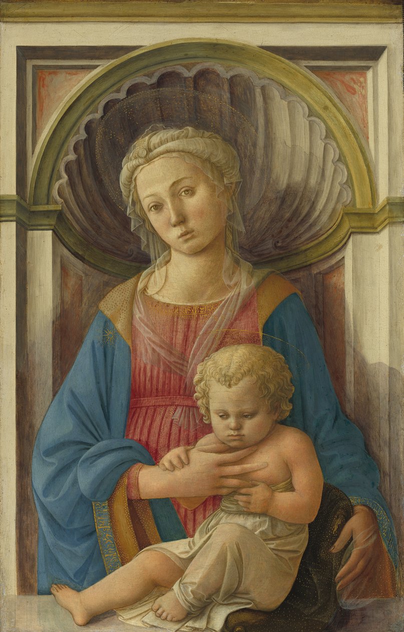 Madonna mit Kind, ca. 1440 von Fra Filippo Lippi