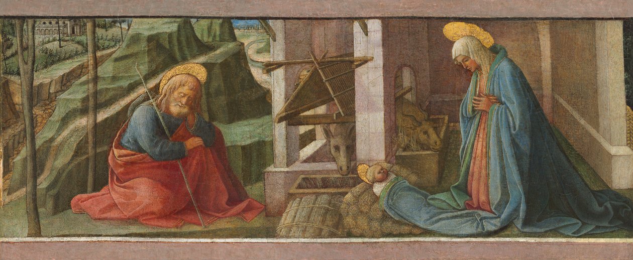Die Geburt Christi, ca. 1445 von Fra Filippo Lippi