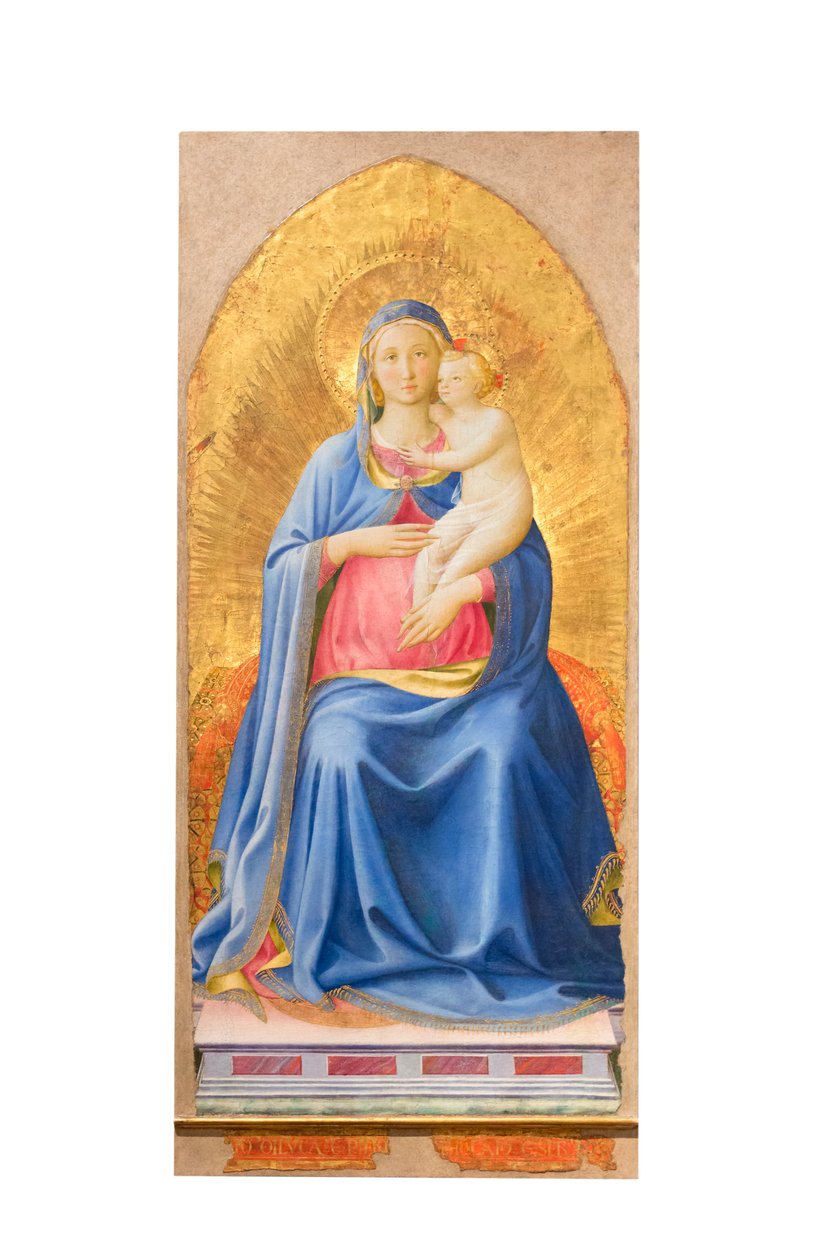 Madonna und Kind auf dem Thron von Fra (c.1387 1455) Angelico