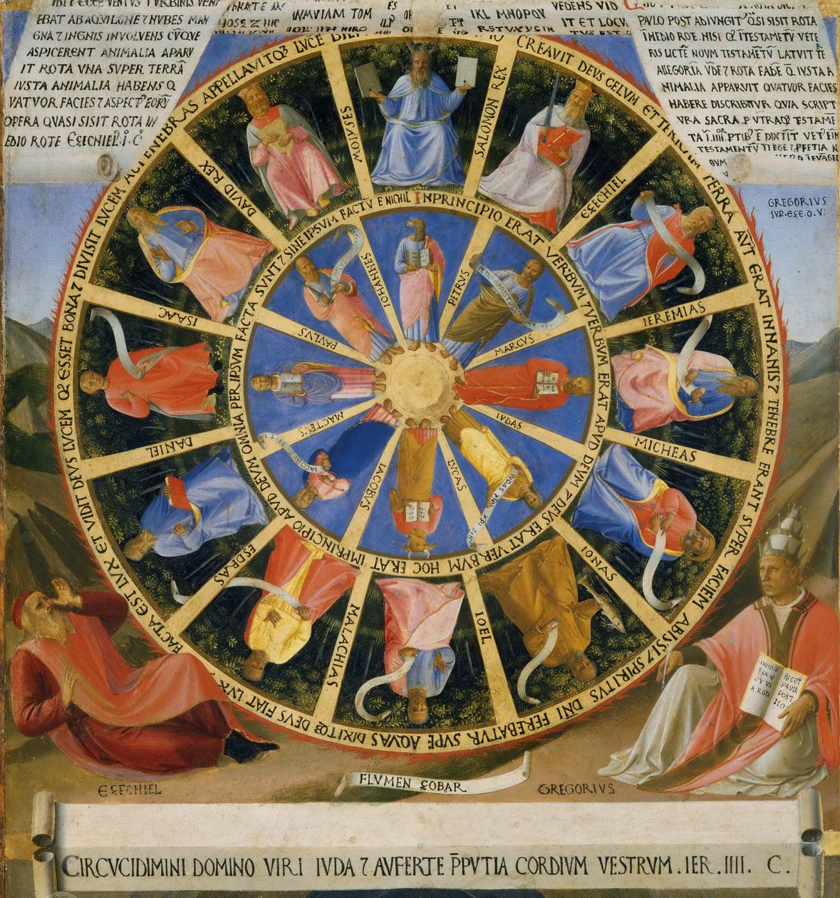 Die Vision des Ezechiel von Fra Angelico