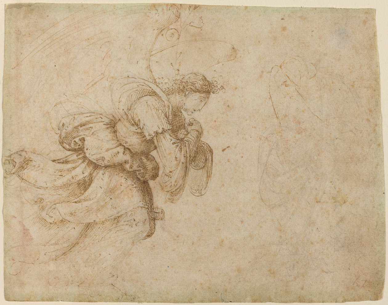 Der Engel der Verkündigung (recto) von Fra Bartolommeo