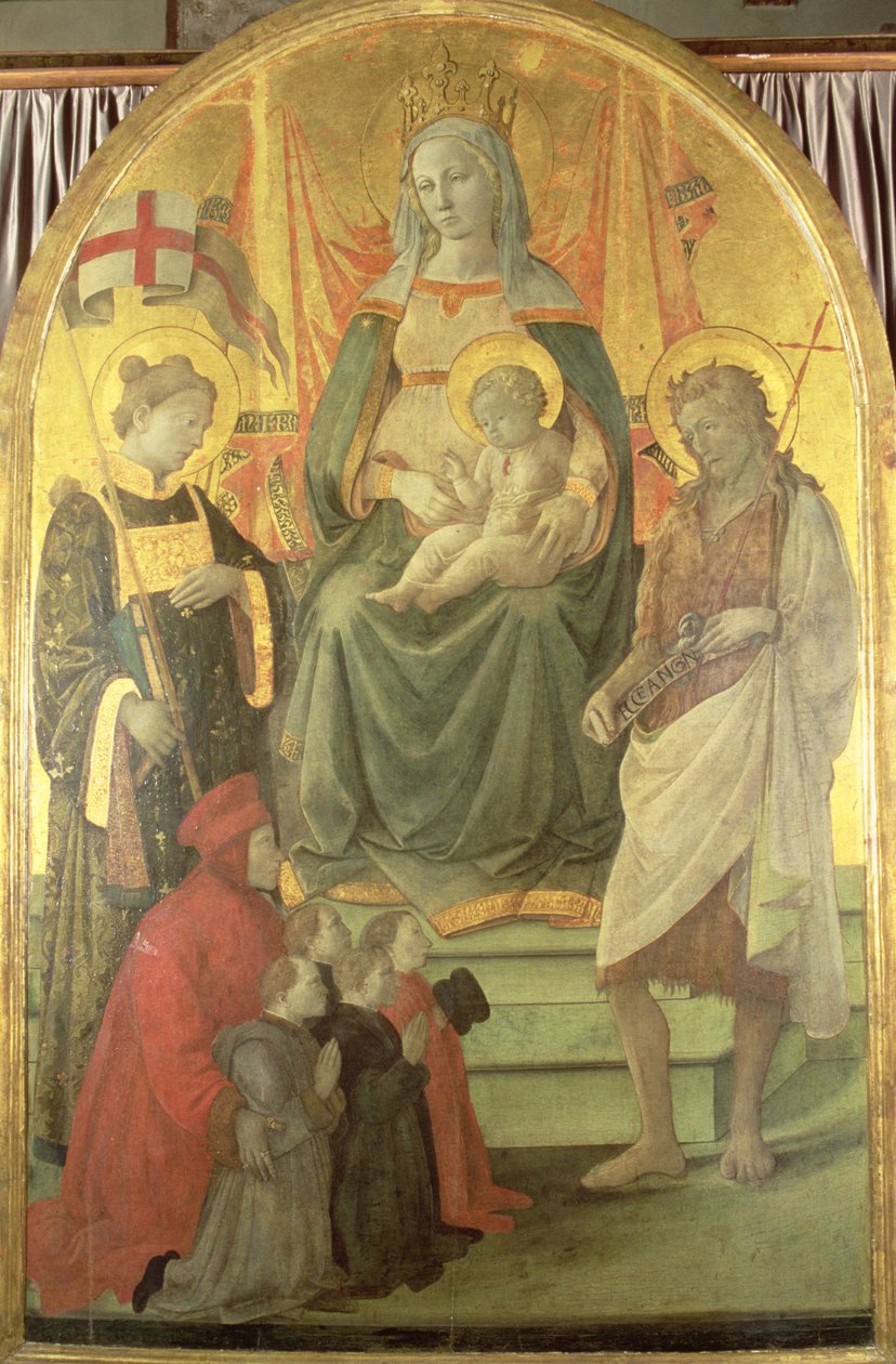 Madonna del Ceppo, 1453 von Fra Filippo Lippi