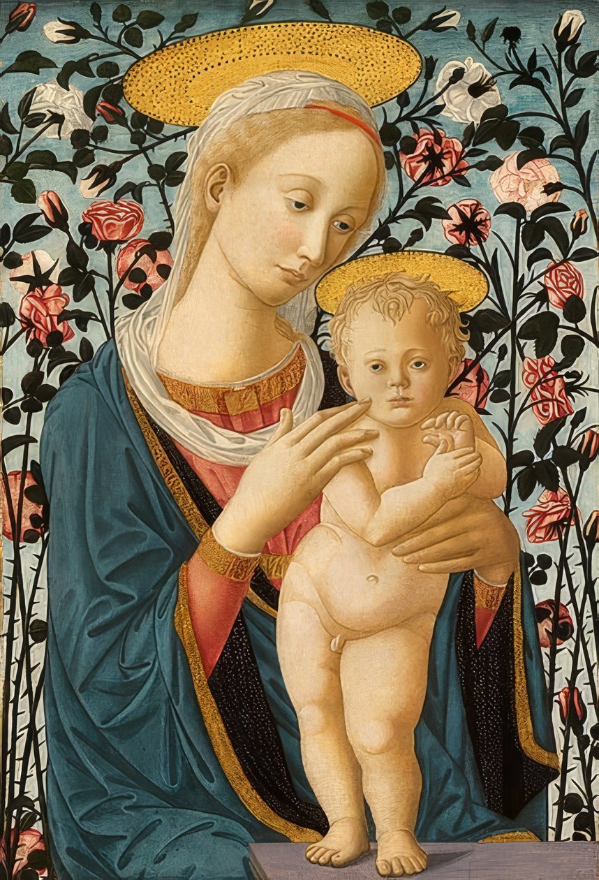 Madonna und Kind, um 1470 von Fra Filippo Lippi