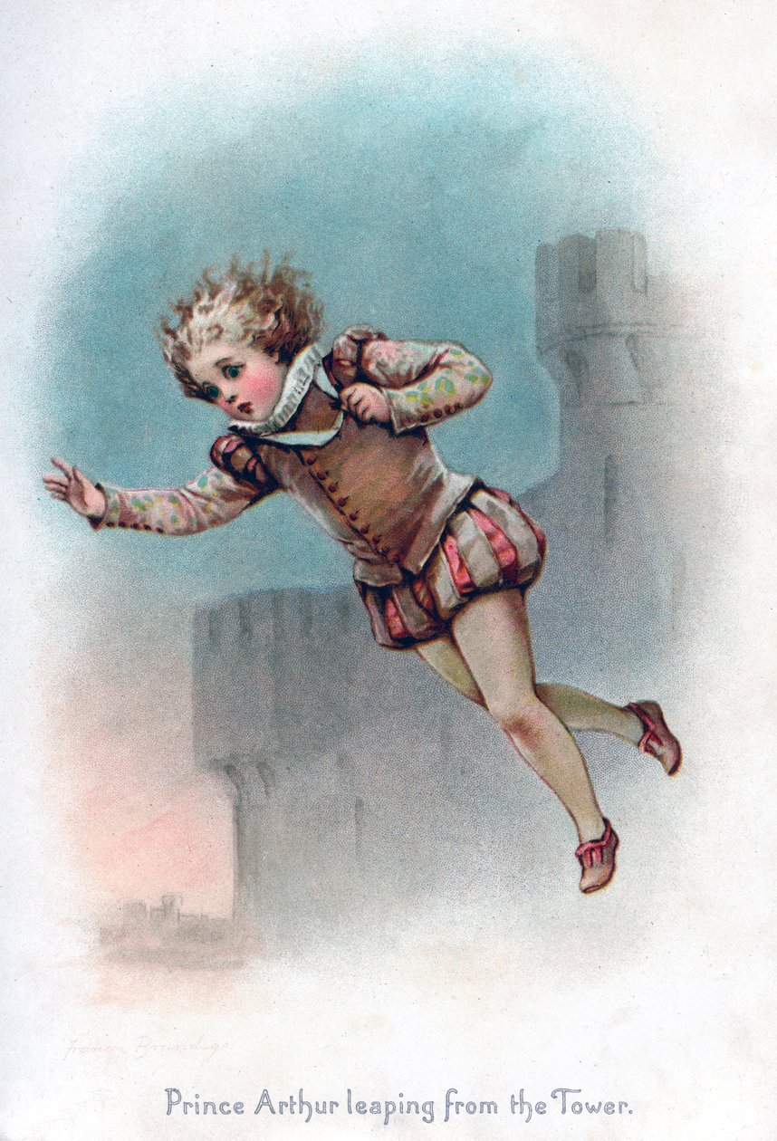 Prinz Arthur springt vom Turm, 1897 von Frances Brundage