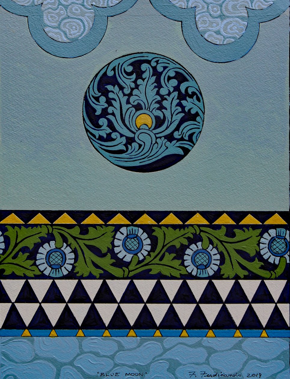 Blauer Mond von Frances Ferdinands
