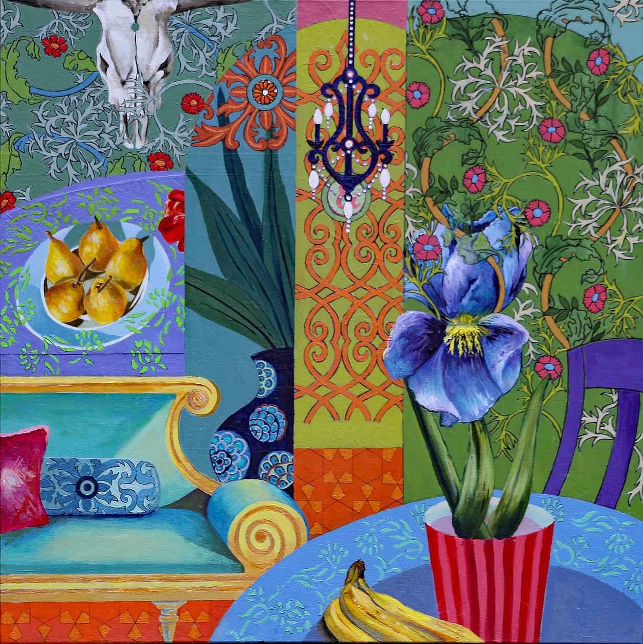 Die Iris und der Schädel von Frances Ferdinands