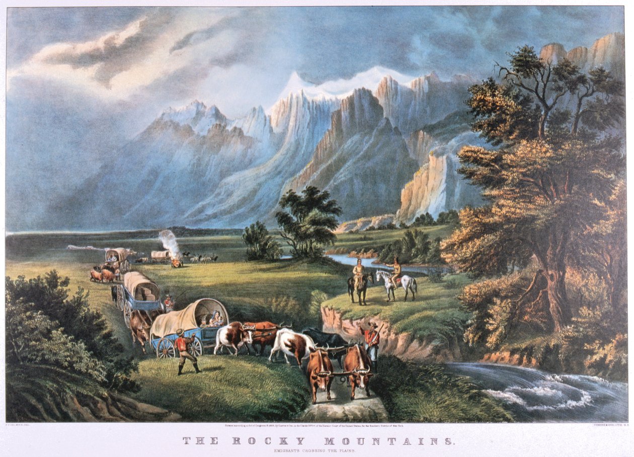 Die Rocky Mountains von Frances Flora Bond Palmer