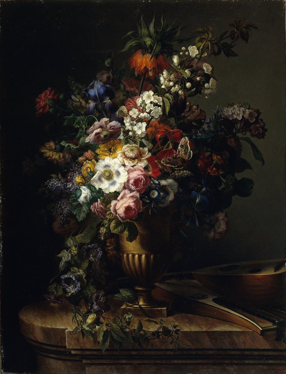Vase mit Blumen von Francesc Lacoma i Fontanet