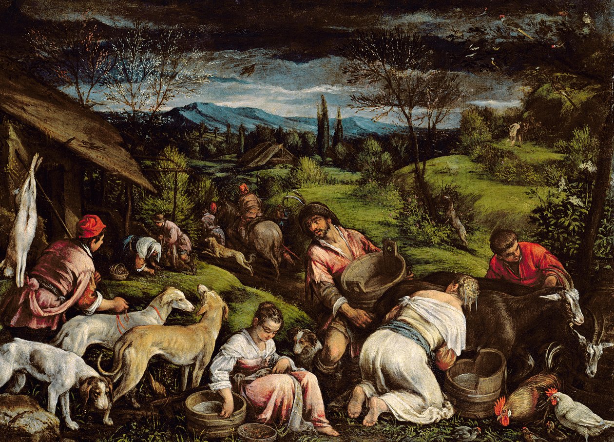 Frühling, 1576 von Francesco Bassano