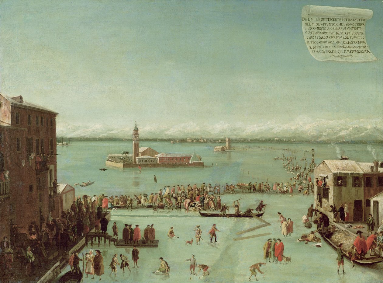 Die gefrorene Lagune von Francesco Battaglioli