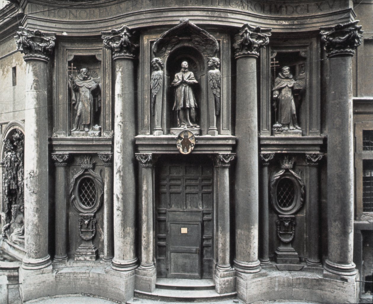 Untere Hälfte der Fassade, 1637-41 von Francesco Borromini