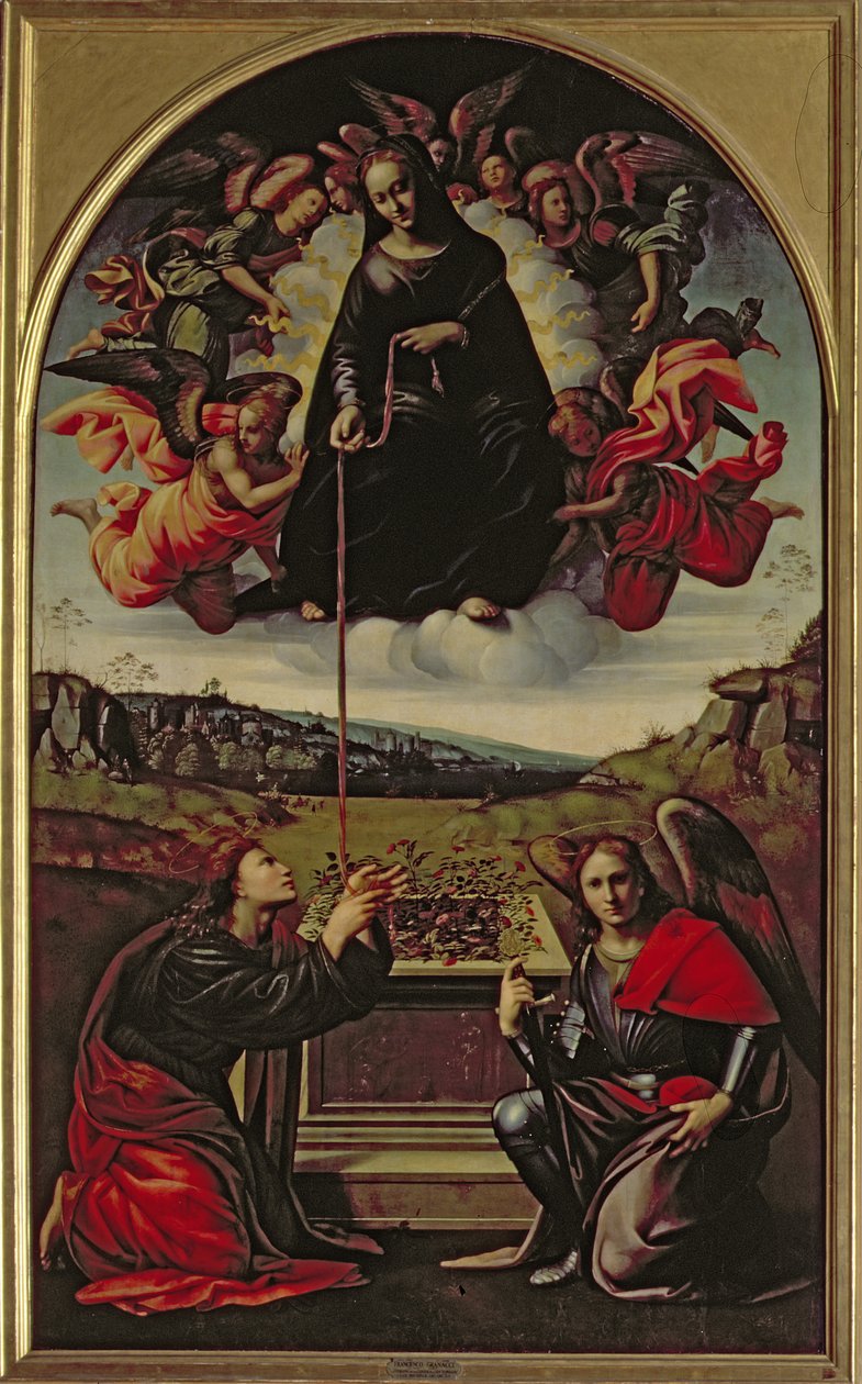 Madonna des Gürtels von Francesco Granacci