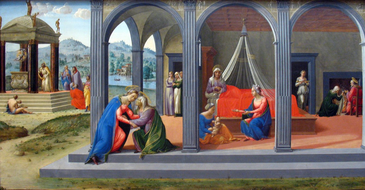 Szenen aus dem Leben Johannes des Täufers von Francesco Granacci