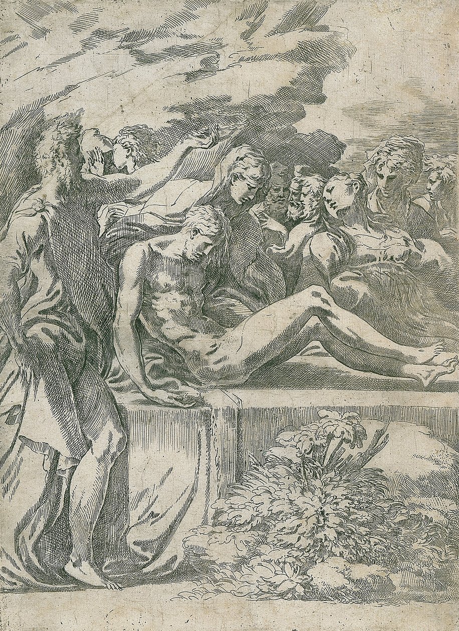 Die Grablegung Christi von Parmigianino