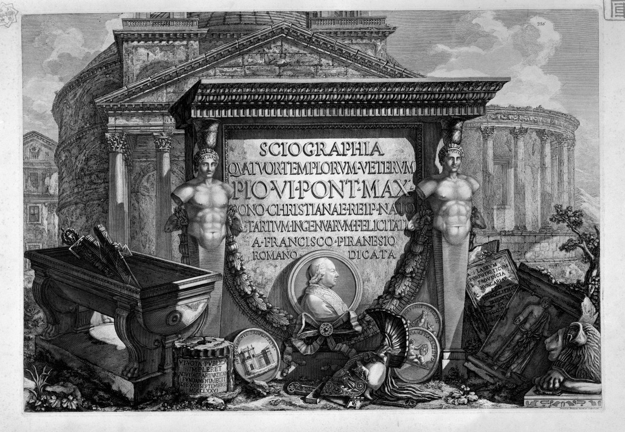 Frontispiz von Francesco Piranesi