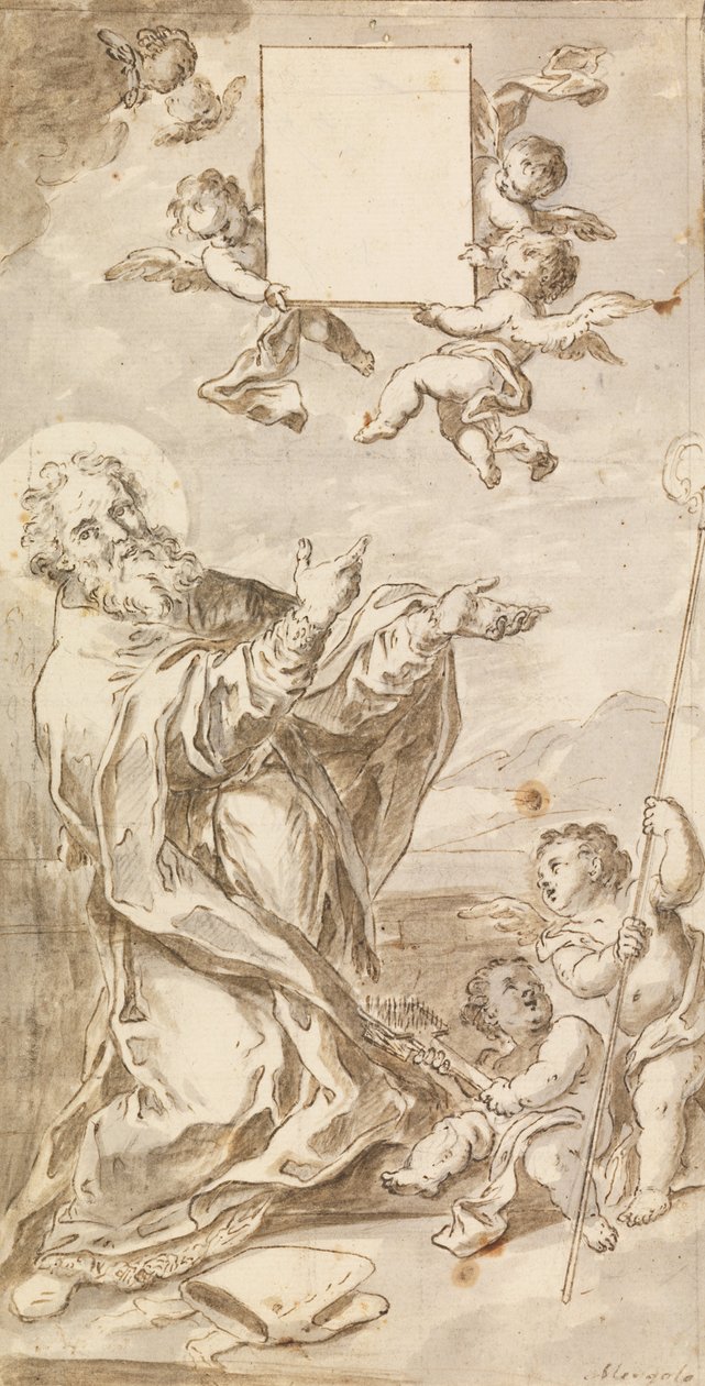 Bild des Heiligen Blasius von Francesco Saverio Mergolo