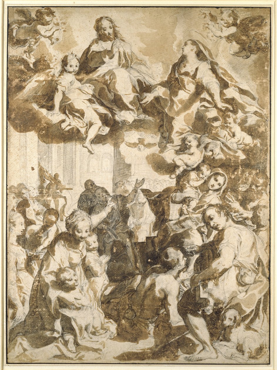 Die Madonna del Popolo, nach Barocci von Francesco Vanni
