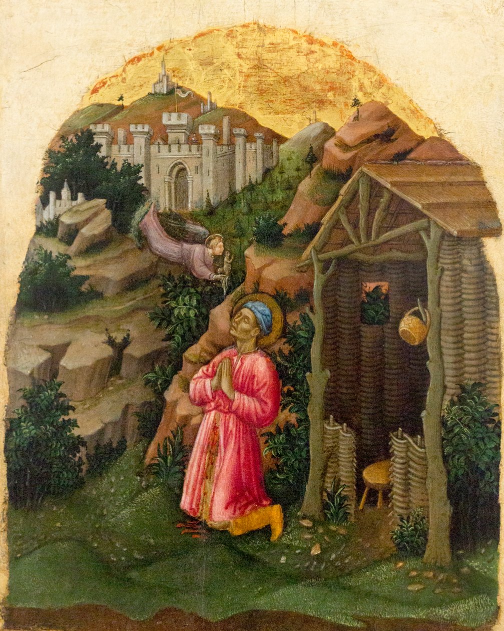 Der Tod des Heiligen Mamante von Francesco de Franceschi