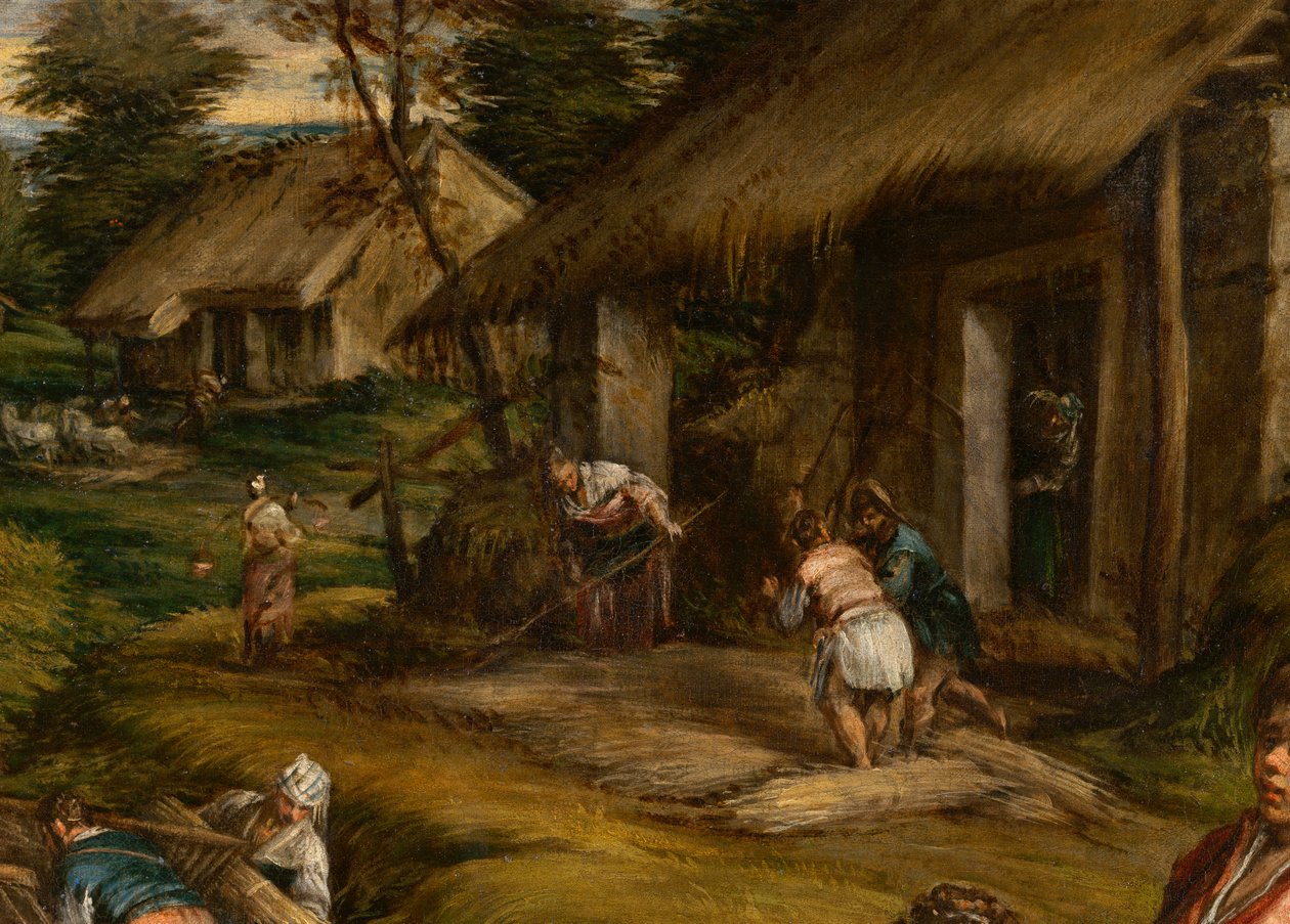 Sommer (Detail) von Francesco Bassano