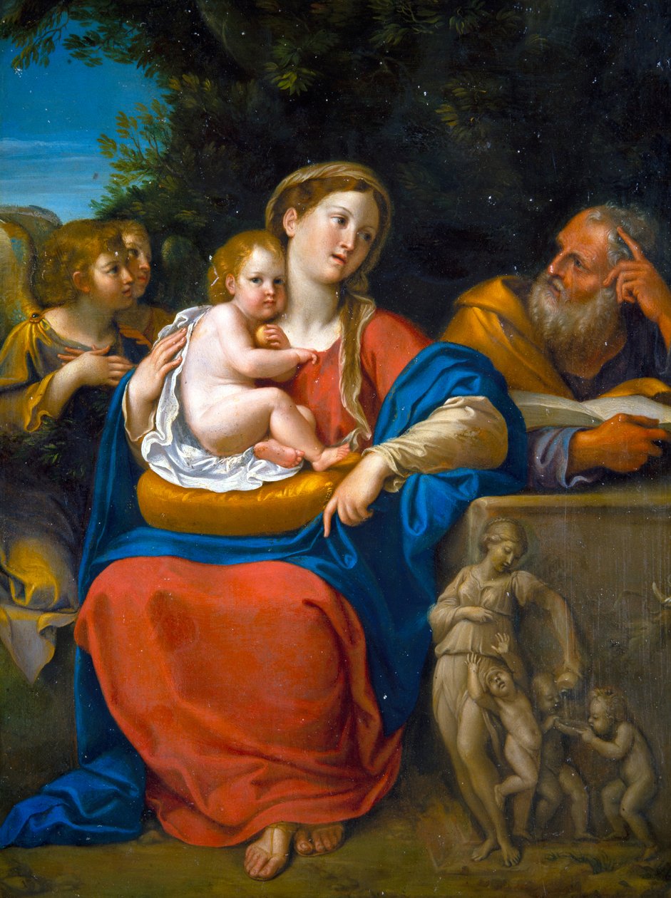 Die Heilige Familie von Francesco Albani
