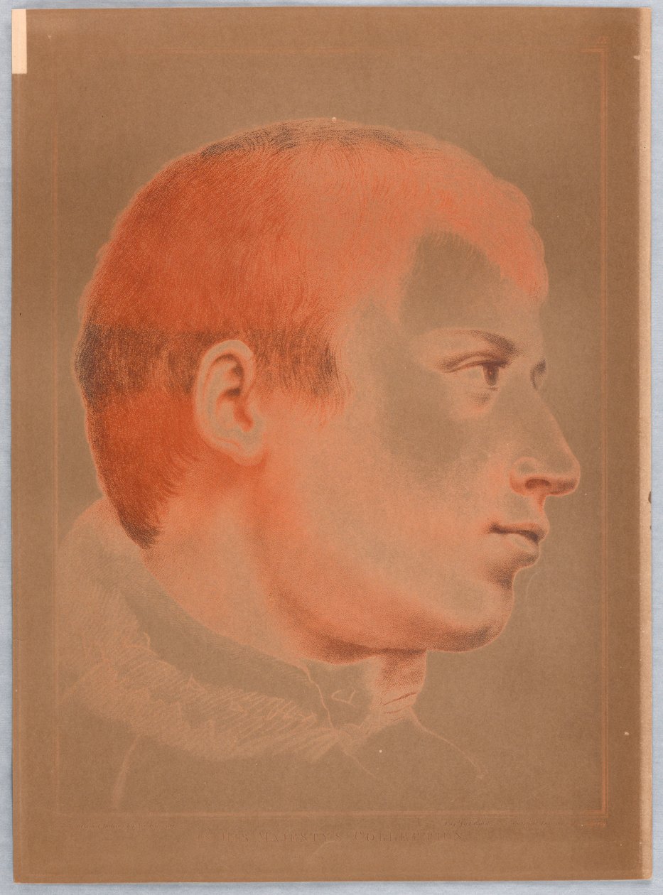 Kopf eines jungen Mannes von Francesco Bartolozzi