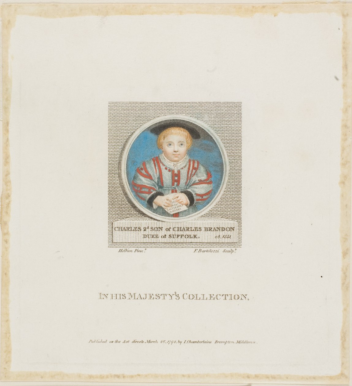 Charles Brandon von Francesco Bartolozzi