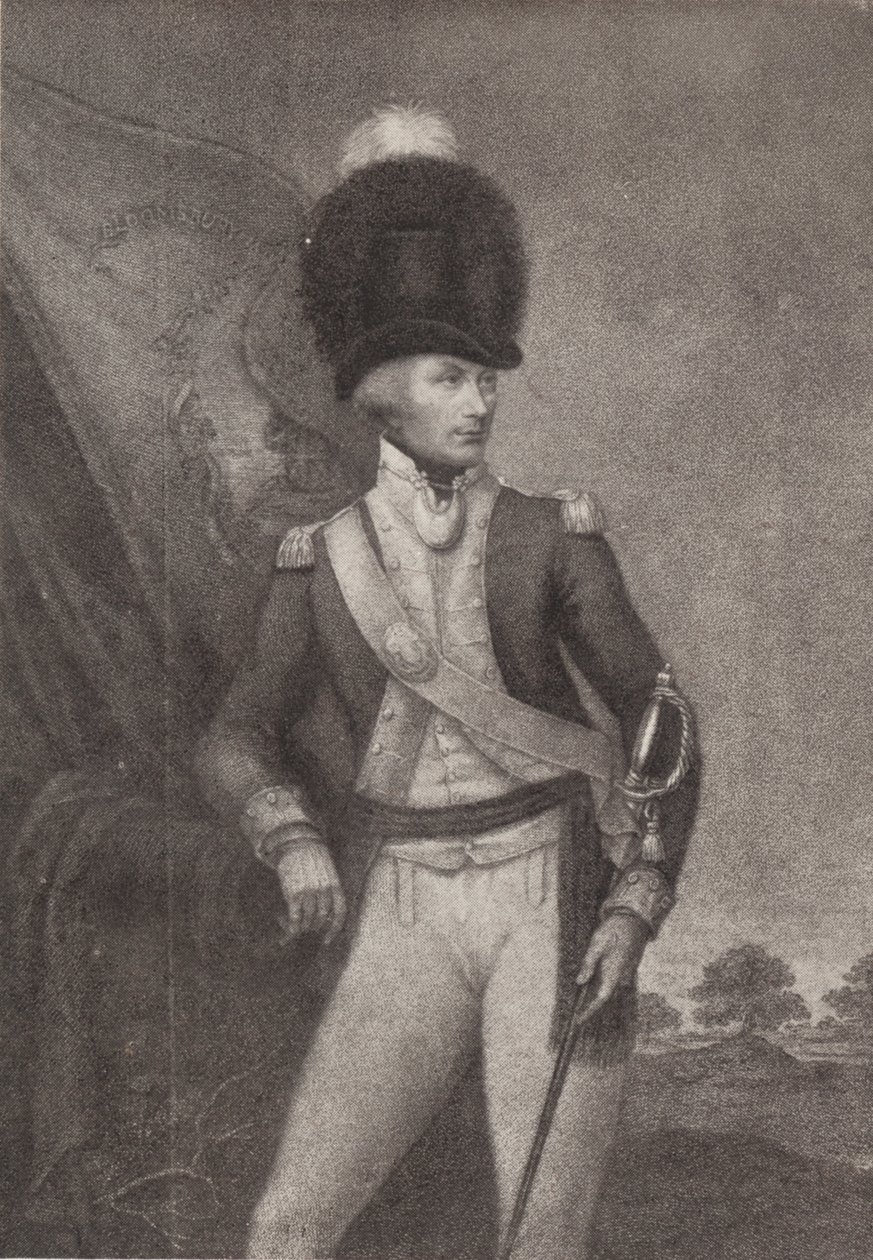 Lieut.-Colonel Cox, Bloomsbury Volunteers, 18. Jahrhundert, 1909 von Francesco Bartolozzi