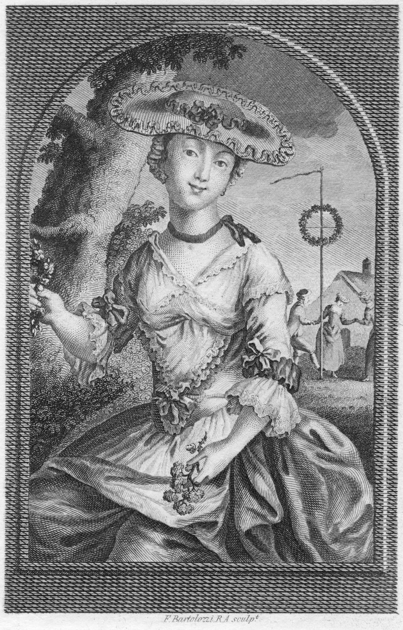 Junge Frau, ca. 1740-1810 von Francesco Bartolozzi