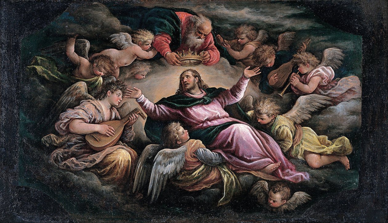 Christus in Herrlichkeit von Francesco Bassano the Younger