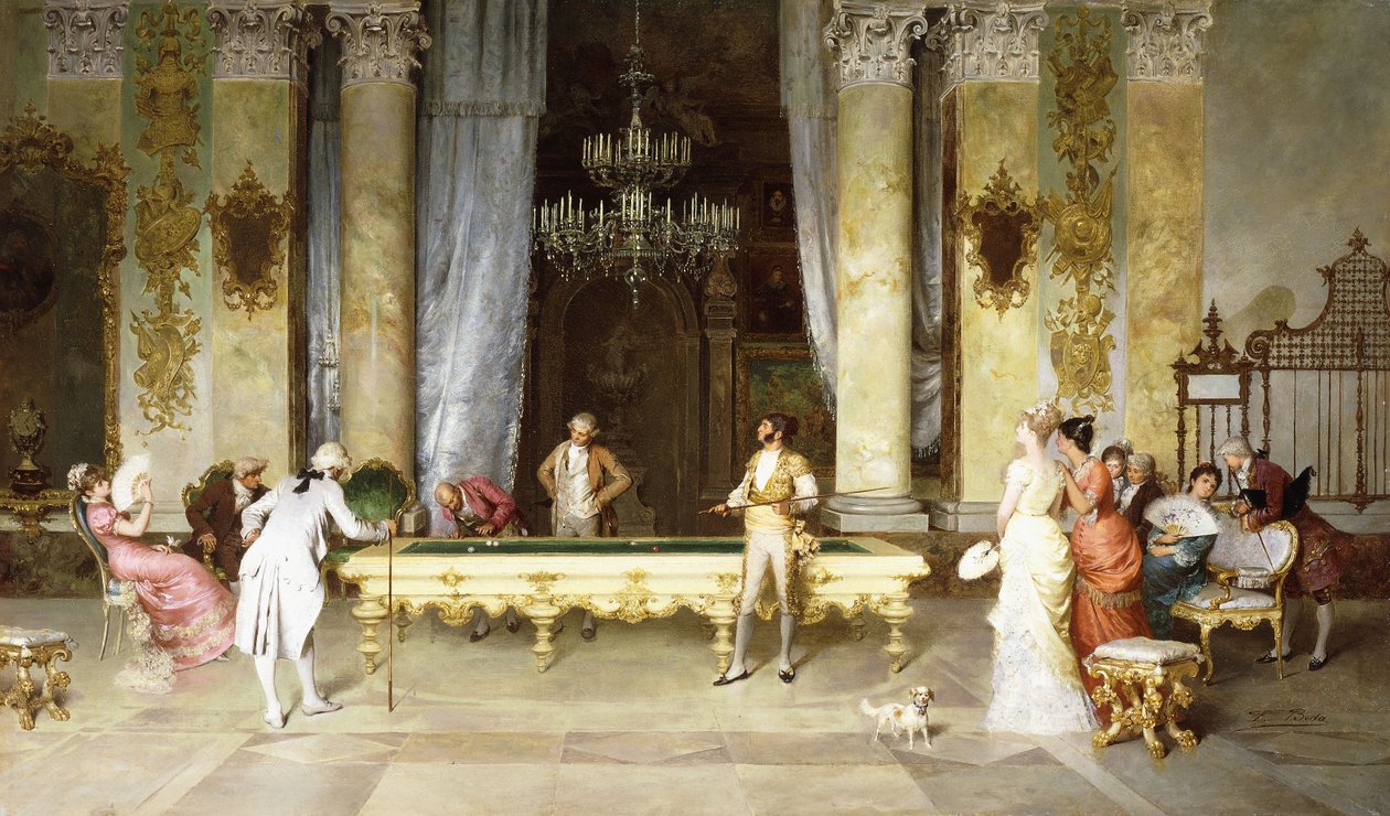 Das Billardspiel von Francesco Beda