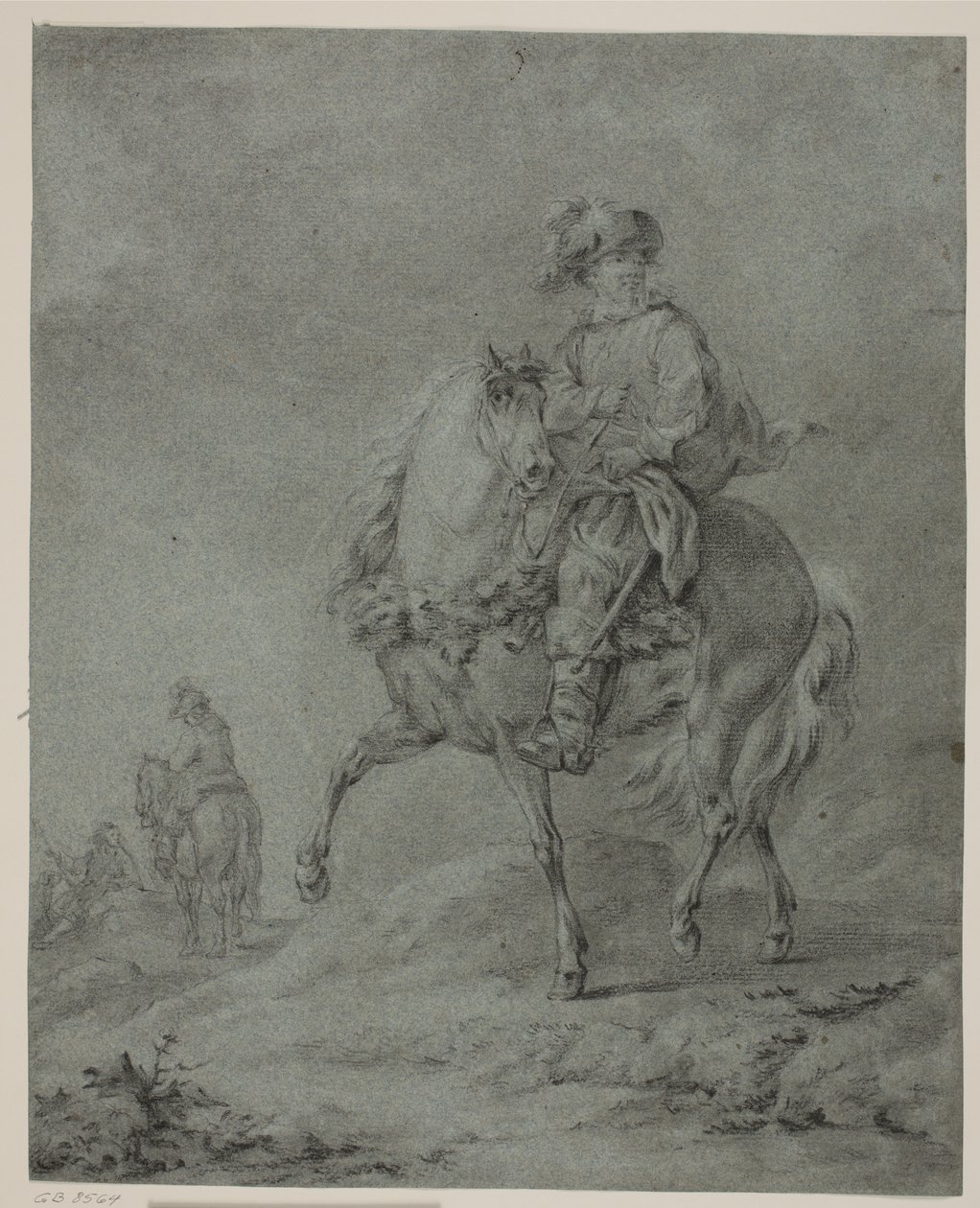 Reiter in einer Landschaft von Francesco Casanova
