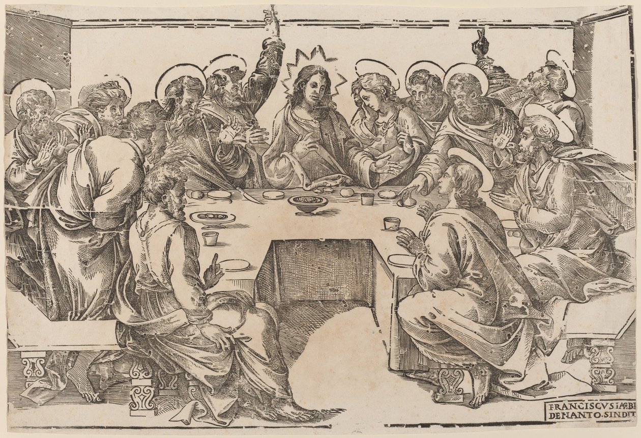 Das letzte Abendmahl von Francesco Denanto