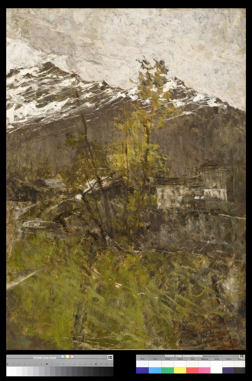 Erster Schnee oder Landschaft, 1889 von Francesco Filippini