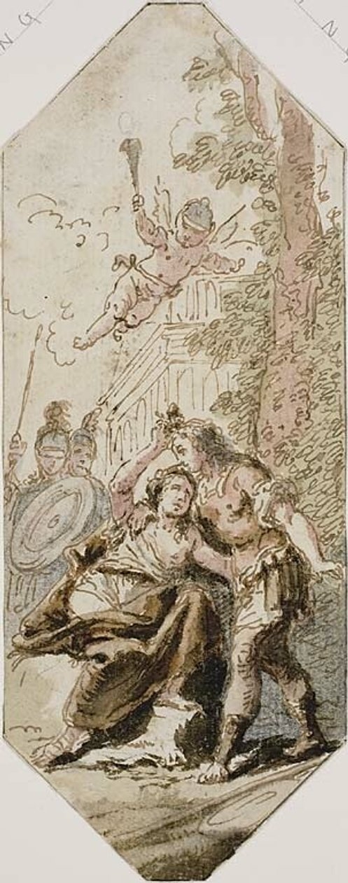 Rinaldo und Armida von Francesco Fontebasso