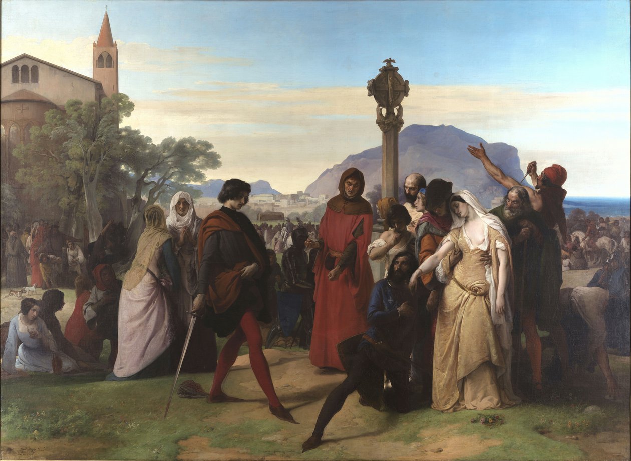 Die sizilianische Vesper von Francesco Hayez